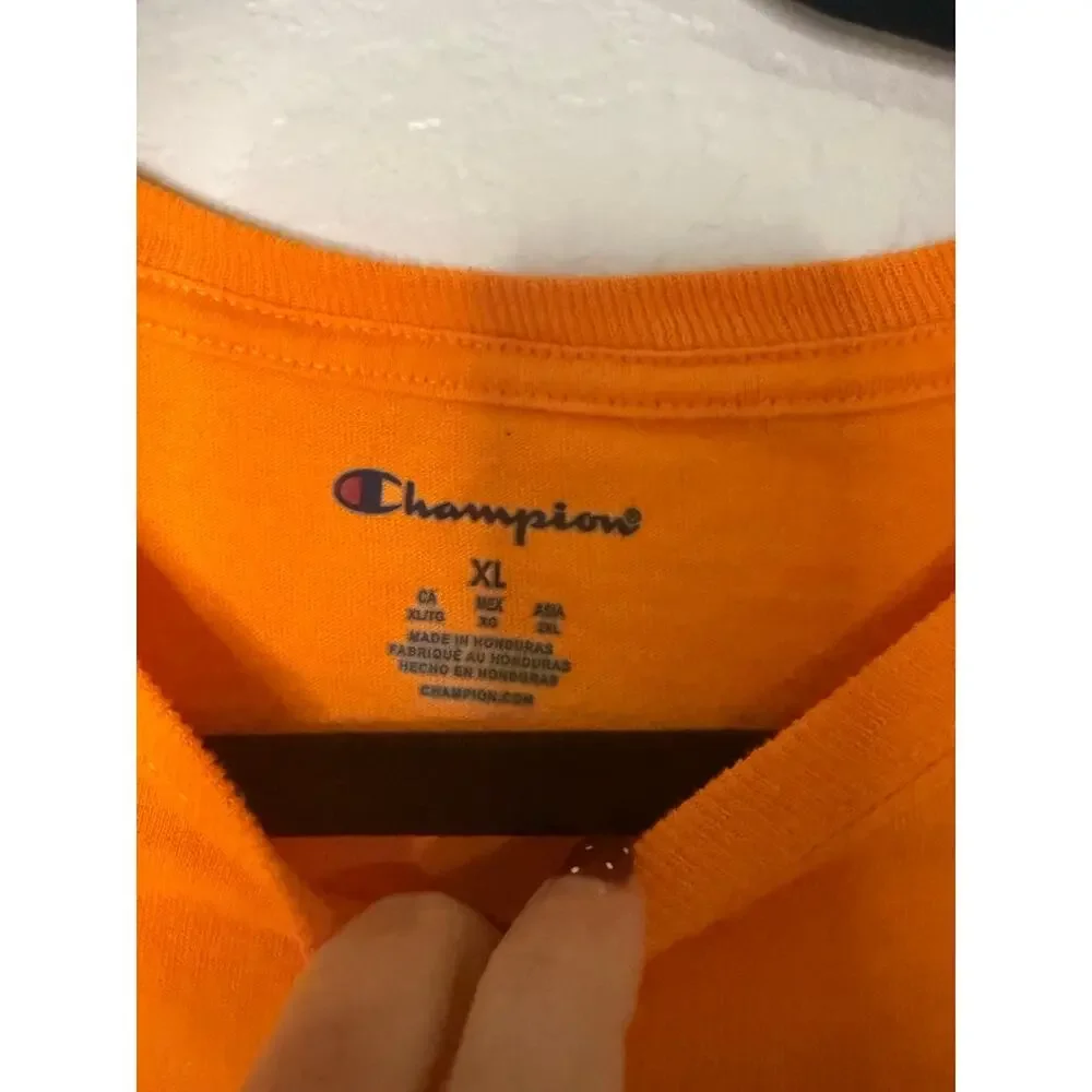 Champion Men’s University of Tennessee Volunteers Orange Football Shirt XL - Picture 4 of 5